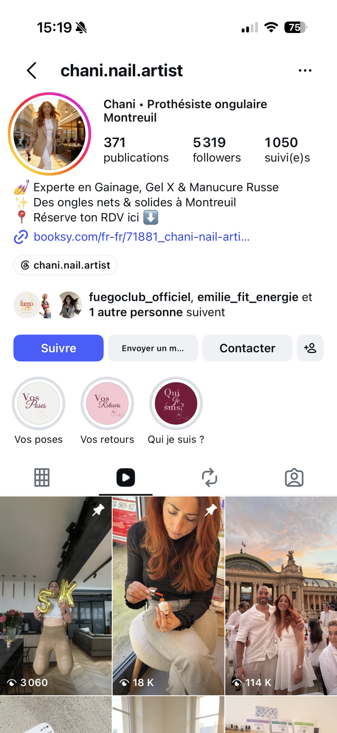 Andrea Ardila Yum Agency agence de communication Chani nail artist Formation marketing digital réseaux sociaux