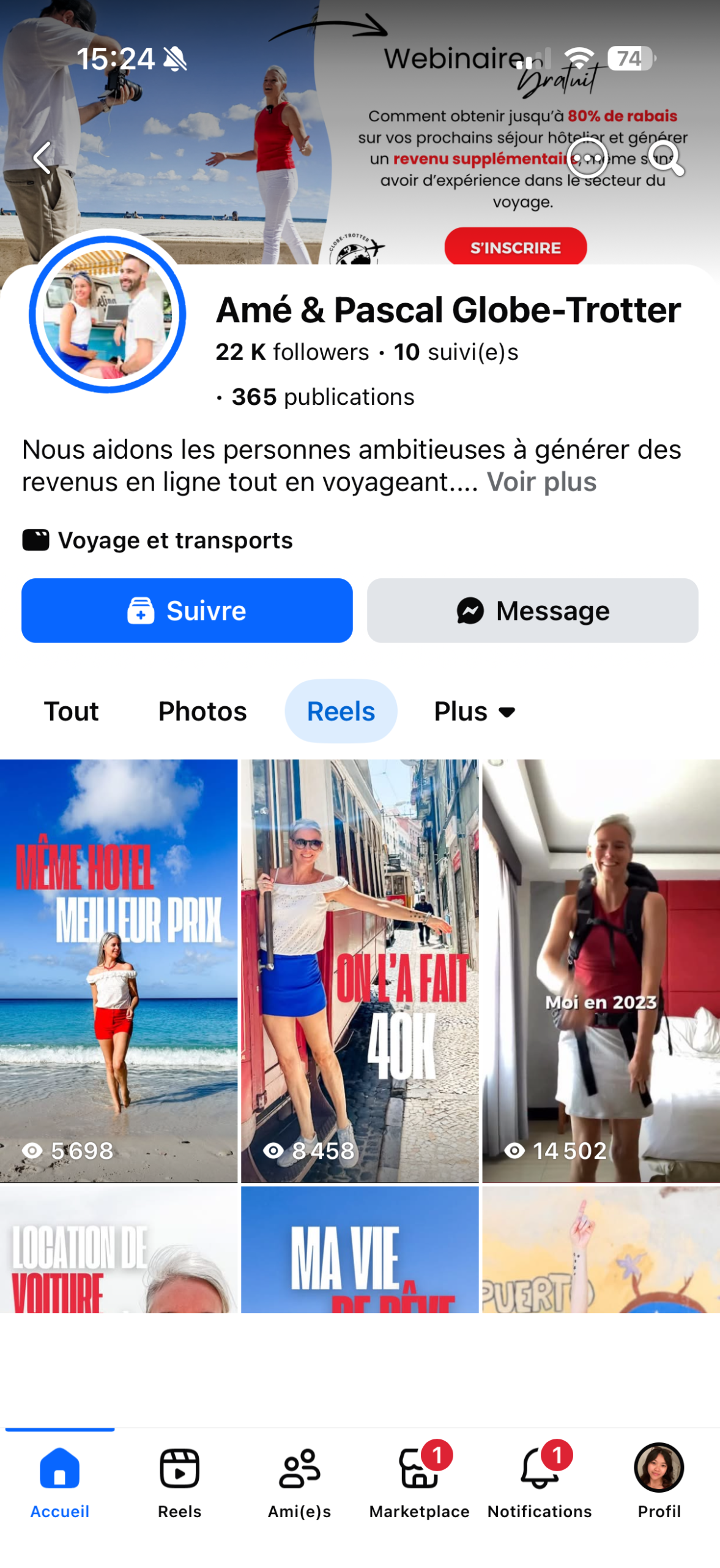 Andrea Ardila Yum Agency agence de communication Amélie Globe Trotter community management
