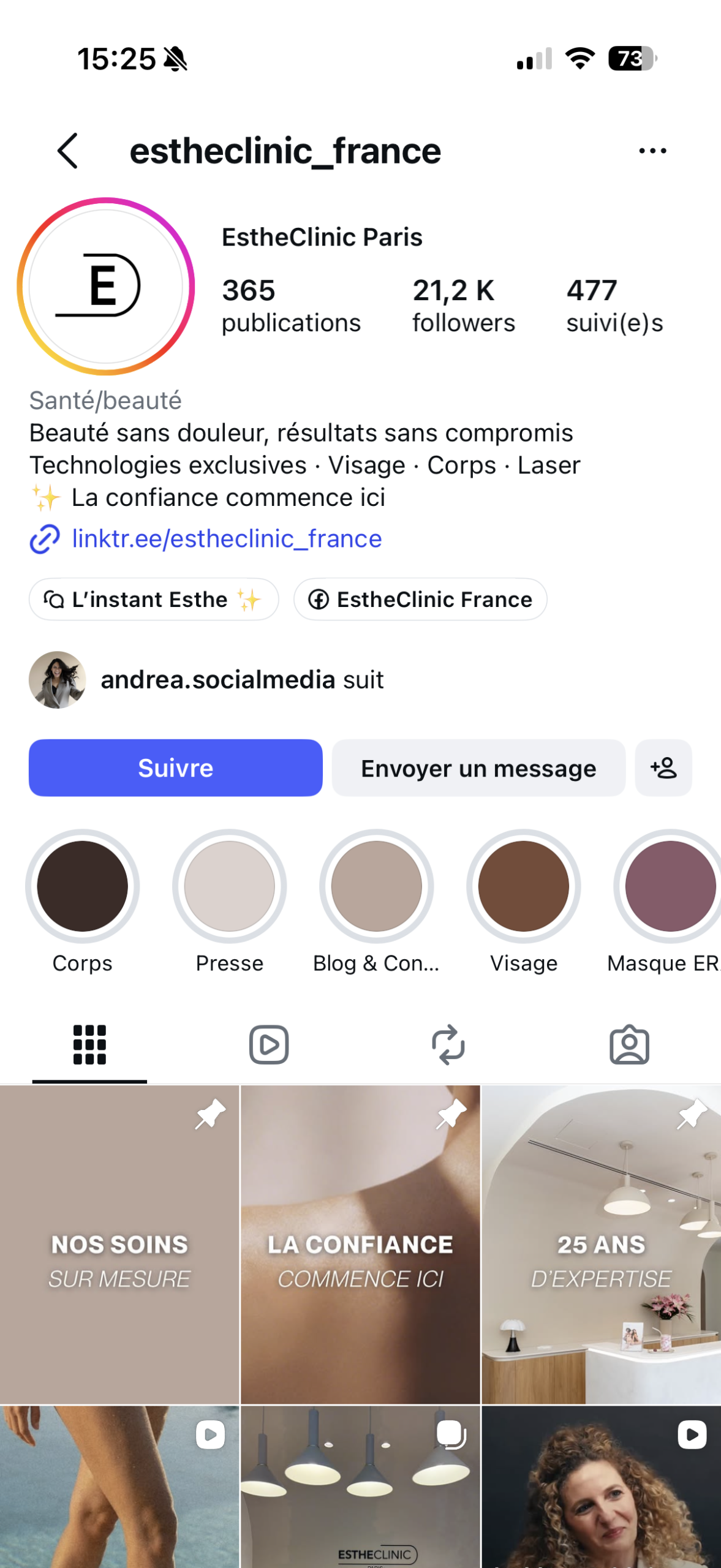Andrea Ardila Yum Agency agence de communication estheclinic France community management strategie social media formation social media réseaux sociaux