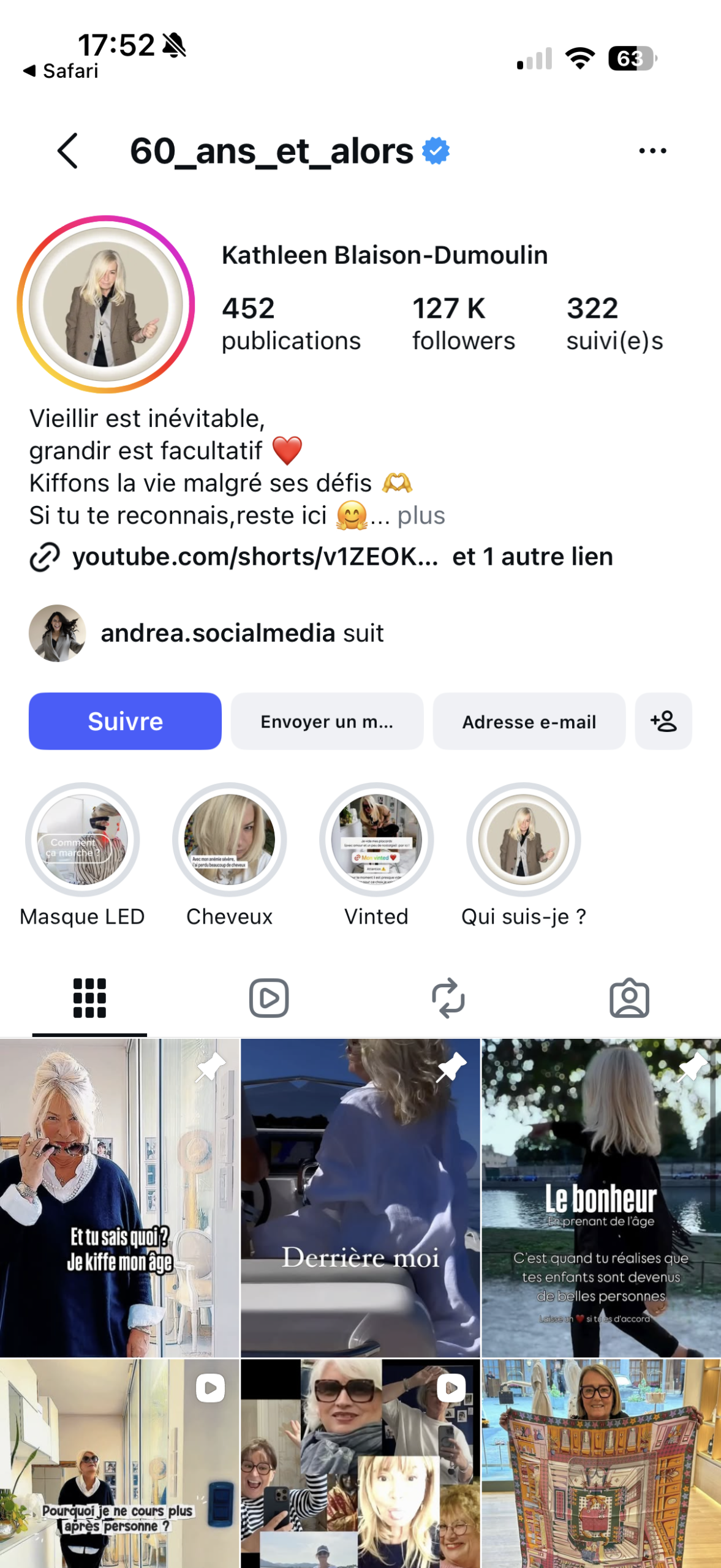 Andrea Ardila Yum Agency agence de communication 60 ans et alors strategie social media formation social media réseaux sociaux